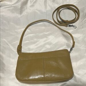 HOBO Mustard Leather Shoulder Bag